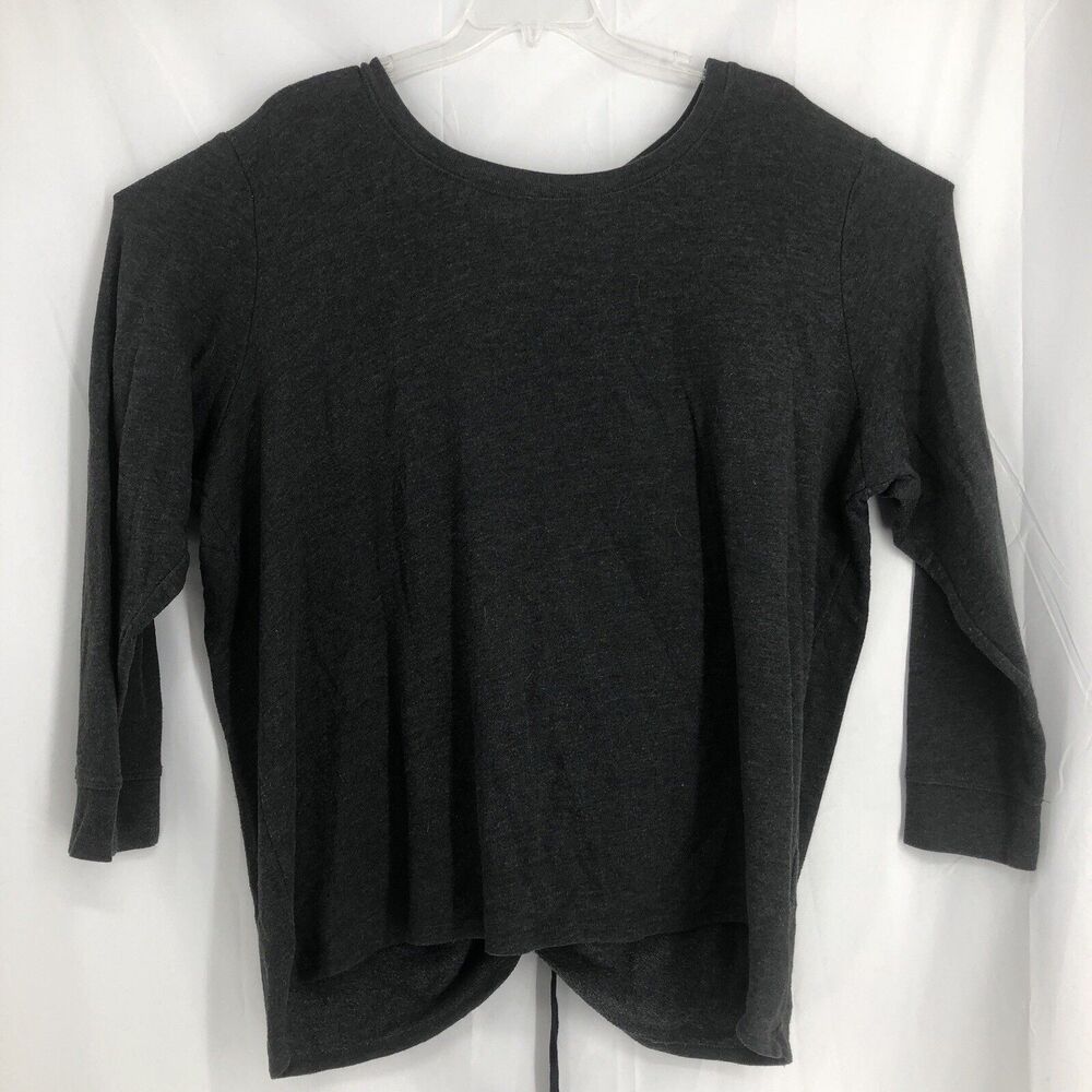 Torrid Lace Back Sweatshirt Gray Size 5